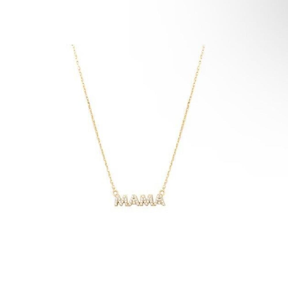 Marlyn Schiff Gold Fill Mama Necklace